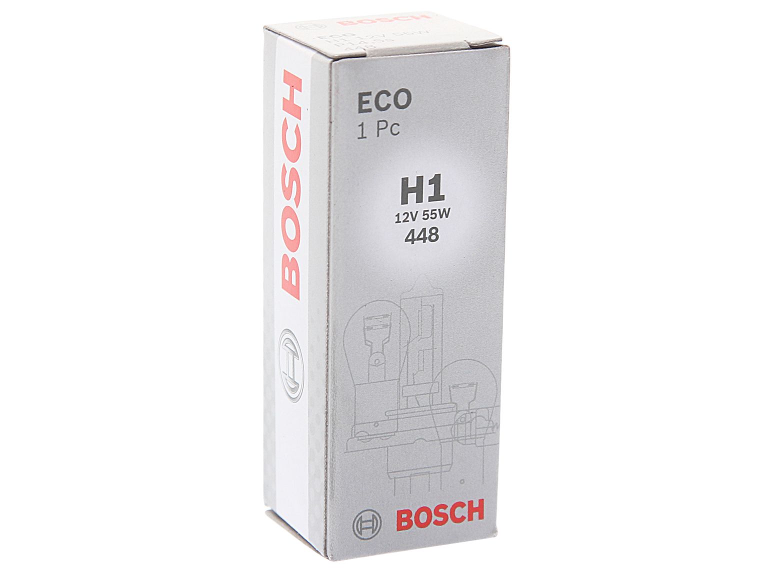 Автолампа H1 (55) P14.5s ECO 12V BOSCH /1