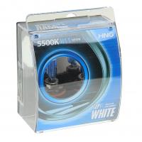Автолампа H11 (55) PGJ19-2 SUPER WHITE 5500K (2шт) 12V HNG /1/5/50