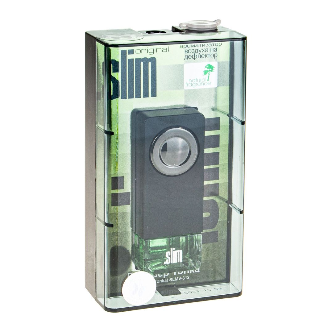 Ароматизатор воздуха SLMV-312 SLIM (Ветивер Тонка) на дефлектор, жидкостной 8мл FKVJP /1/20/80