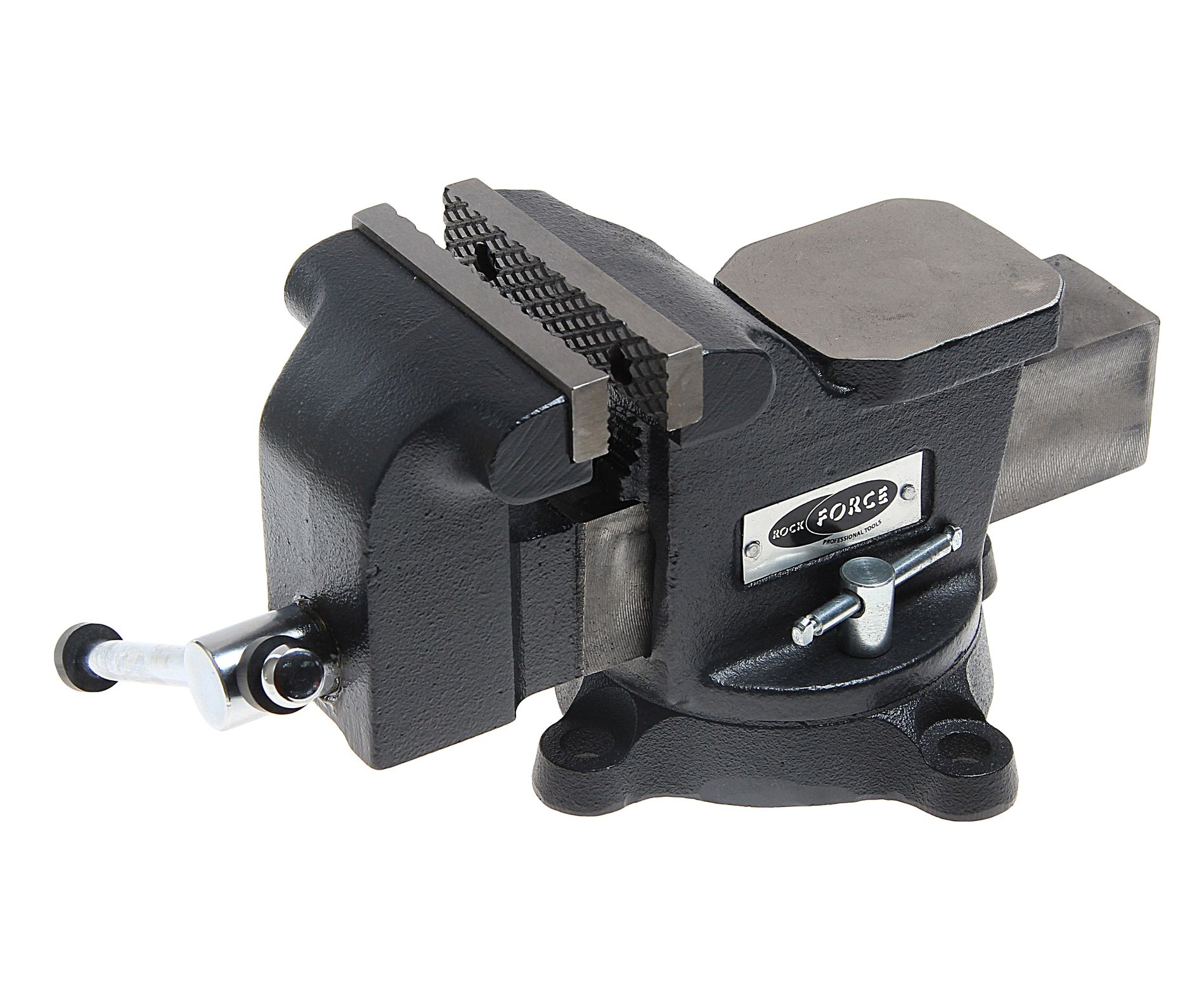 Тиски поворотные RF-6540204M: усиленные захват 4"-100мм  ROCKFORCE /1/