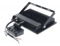 Прожектор UF-FL5002 LED SMD BLACK 50W 6500K 200х175мм с датчиком движения 220V ULTRA FLASH /1/20