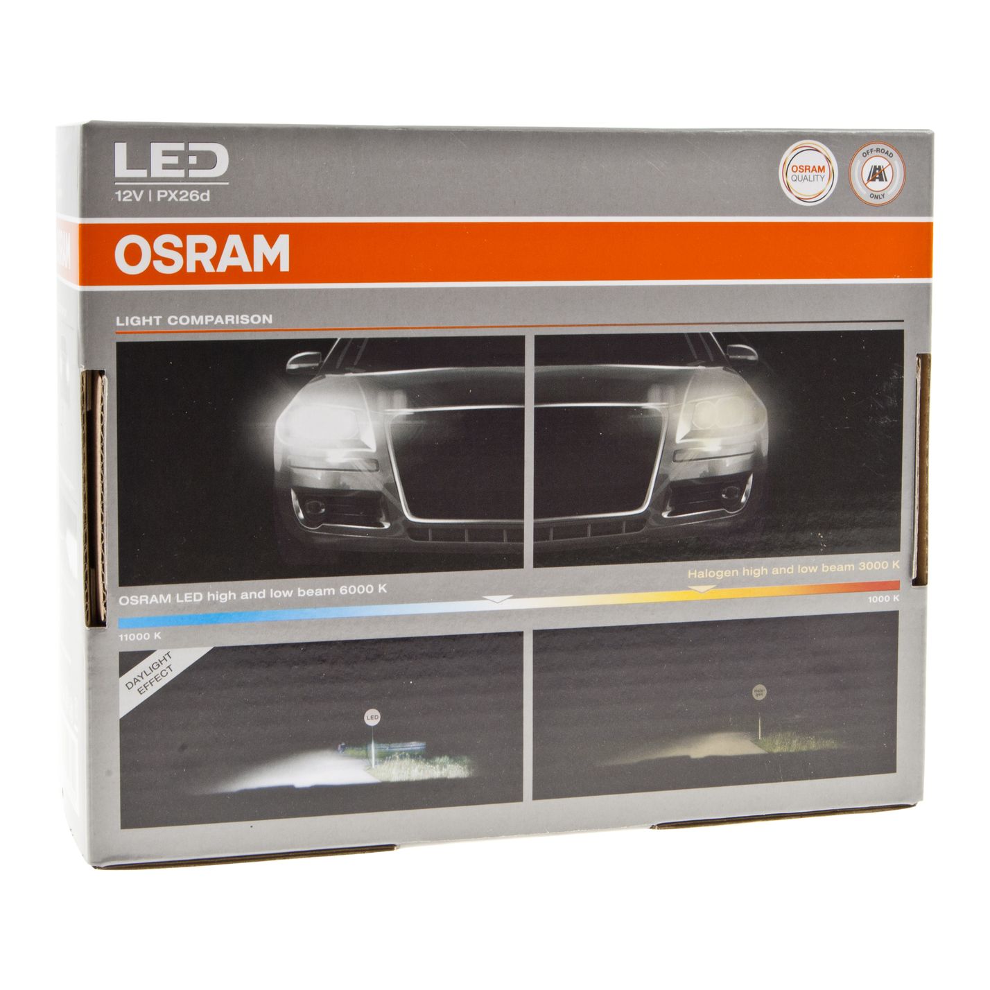 Автолампа H7 (PX26d)+120% LED COOL WHITE LEDriving HL SPK 6000K (2шт) 12V OSRAM /1/10/100