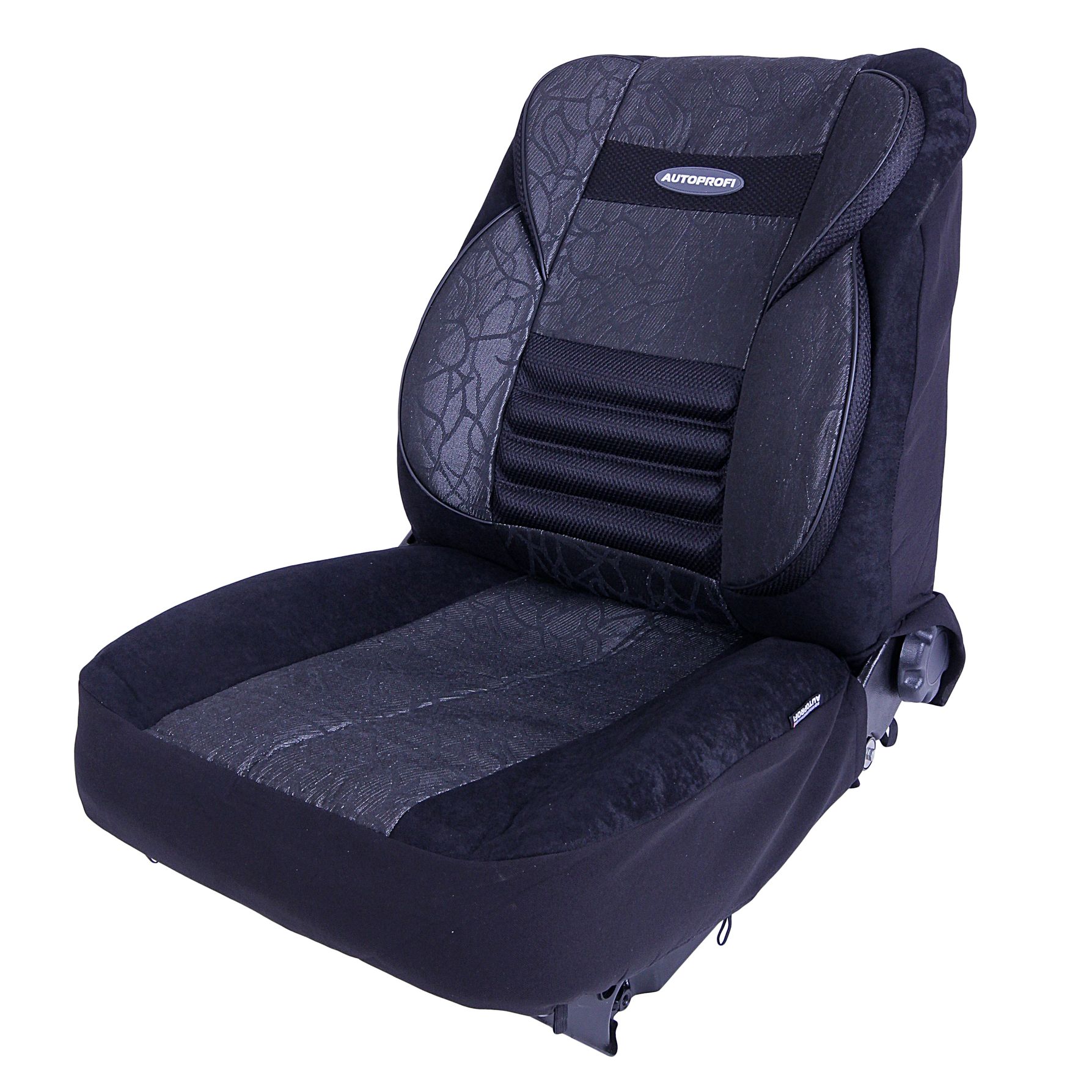 Чехлы на сиденье COMFORT COMBO CMB-1105 ANTHRACITE (M) мультиконтурные велюр (11шт) AUTOPROFI /1/5