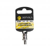 Головка торцевая  4мм 1/4" 6-гранная L=30мм (с держателем) ЭВРИКА ER-90201H 1/384