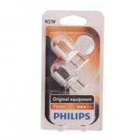 Автолампа W21W (W3*16d) (блистер, 2шт) 12V PHILIPS 1/10/100