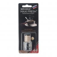 Ароматизатор воздуха HMF-30 MAXI FRESH (ароматный кофе) жидкостный подвесной, деревянная крышка 5мл /1/64