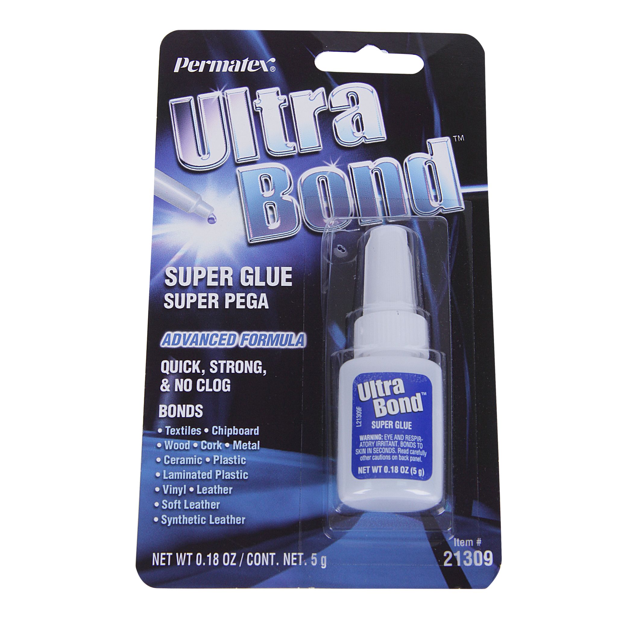 Клей-супер универсальный "ULTRA BOND" (гель) 5гр PERMATEX /1/6