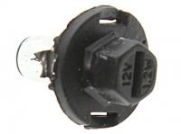 Автолампа BAX1.2W с черным патроном (BX8.4d) 12V NARVA /10/200