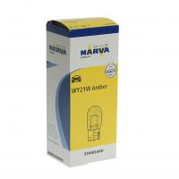 Автолампа WY21W (W3*16d) YELLOW 12V NARVA /10/200
