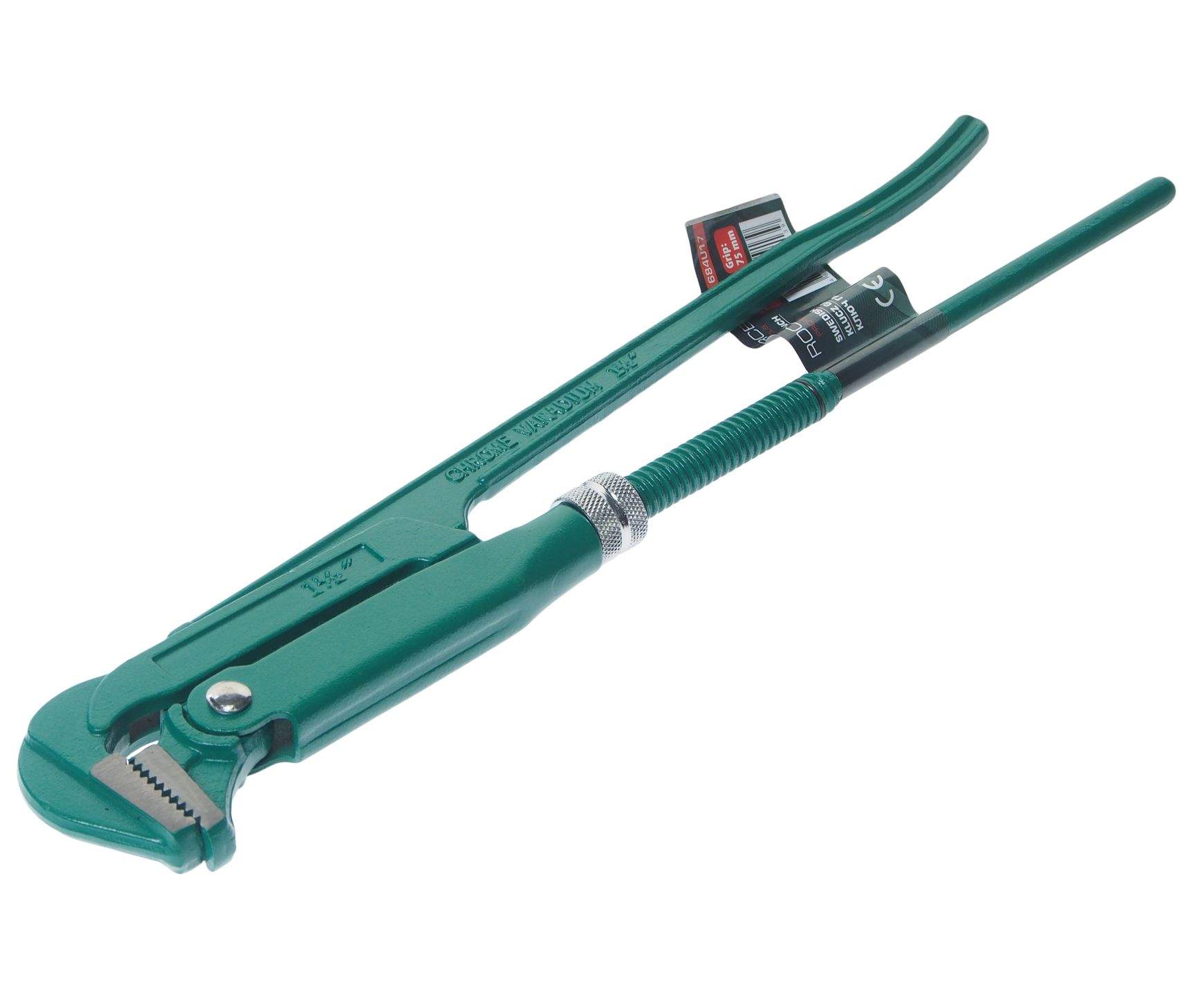 Ключ газовый RF-684U17 1.5" 90° (захват:75мм) ROCKFORCE /1