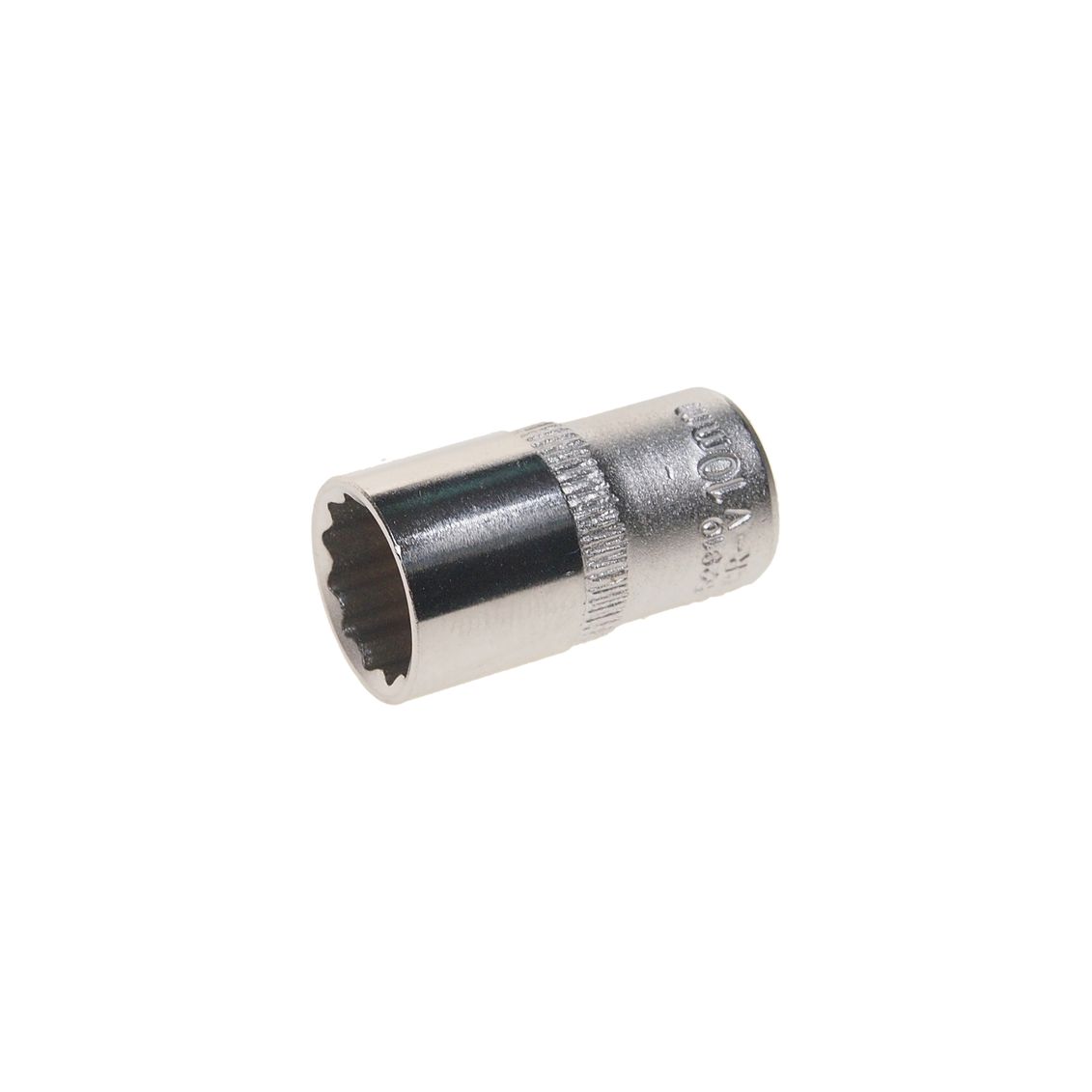 Головка торцевая 10мм 1/4" 12-гранная L=25мм ROCKFORCE RF-52910 /1/50