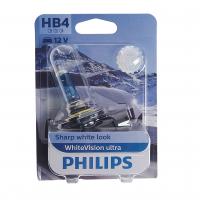 Автолампа HB4 (51) P22d  WhiteVision ultra 4200K (блистер) 12V PHILIPS /1/10
