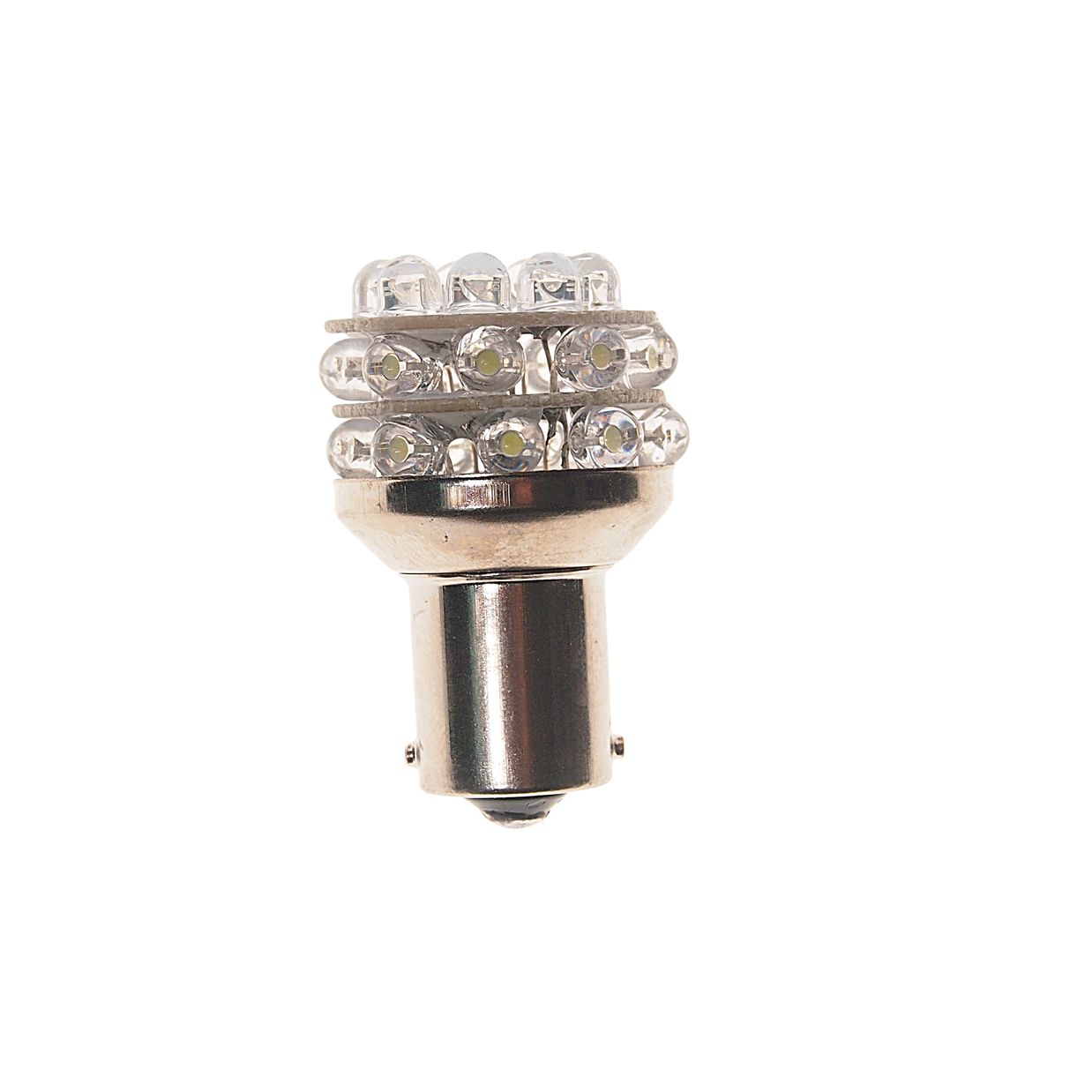 Автолампа P21W (BA15s) 27 LED WHITE 6000K 189лм  24V MEGAPOWER /10 /100