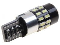 Автолампа W5W (W2.1*9.5d) LED 30 SMD 3014 WHITE с блокиратором ошибок CANbus 12V MISTAR /10