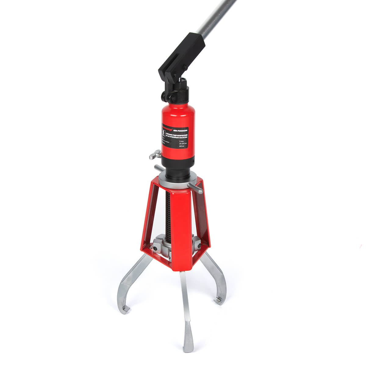 HRH-PU0305200 Гидравлический съёмник со встроенным насосом, самоцентрующийся, 5 т, 20-200 мм