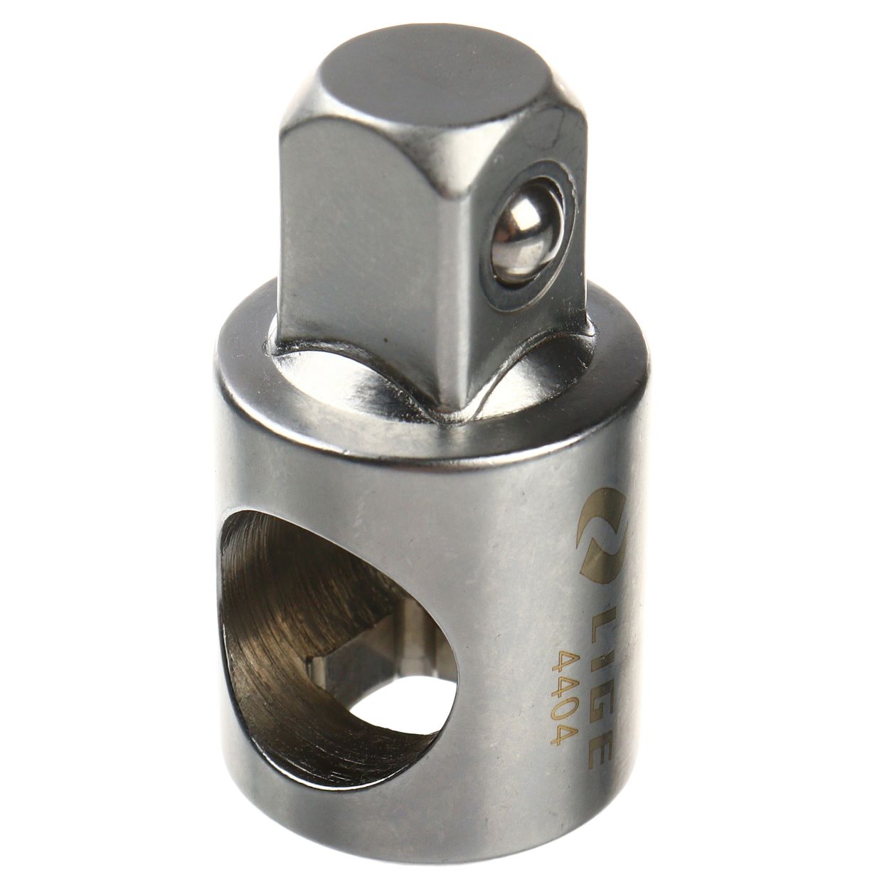 Адаптер 3/8"(F) х 1/2"(М) с отверстием LG-4404 LIGE /1/500 NEW