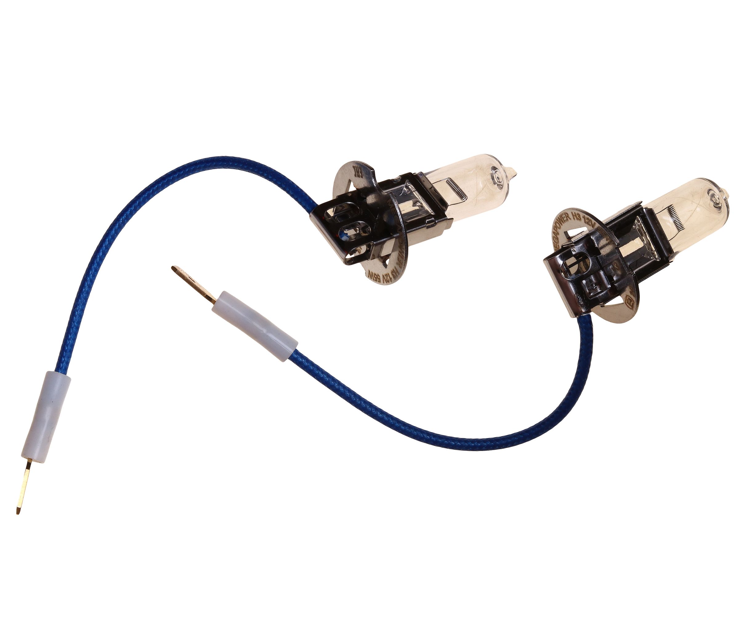 Автолампа H3 (55) PK22s STANDART (бокс, 2шт) 12V MEGAPOWER /1/10