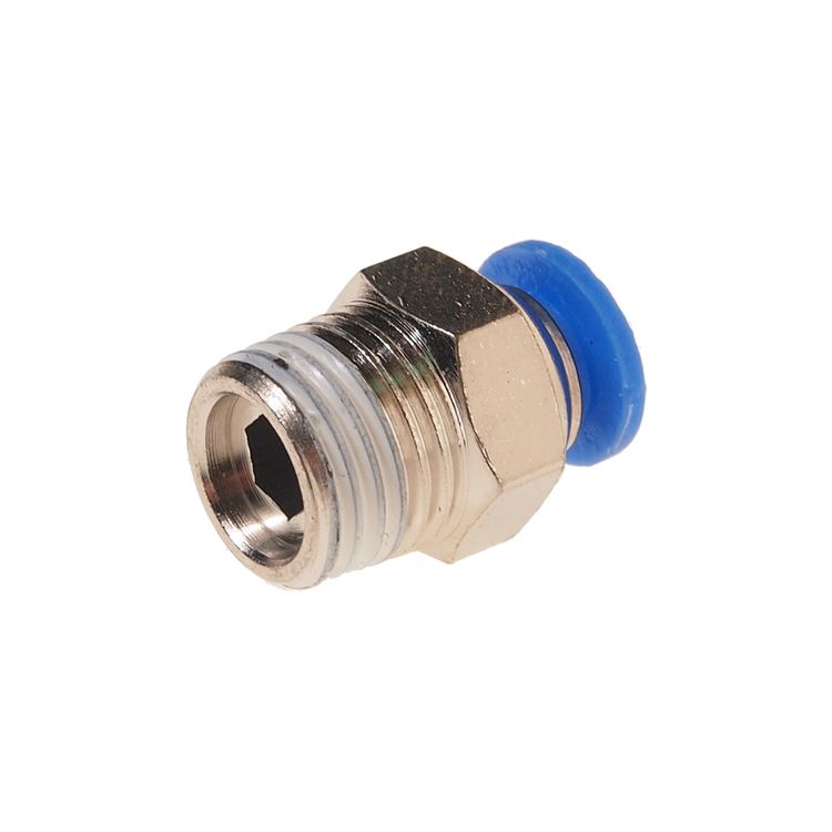 Фитинг  RF-SPC06-02 для пластиковых трубок 6мм с наружной резьбой 1/4" ROCKFORCE /1