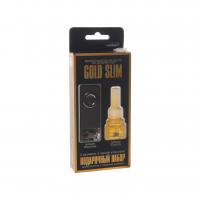 Ароматизатор воздуха SMGD-71 GOLD SLIM (новая машина+картридж дождь и роса) на дефлектор, жидкостной 8мл FKVJP /1/40