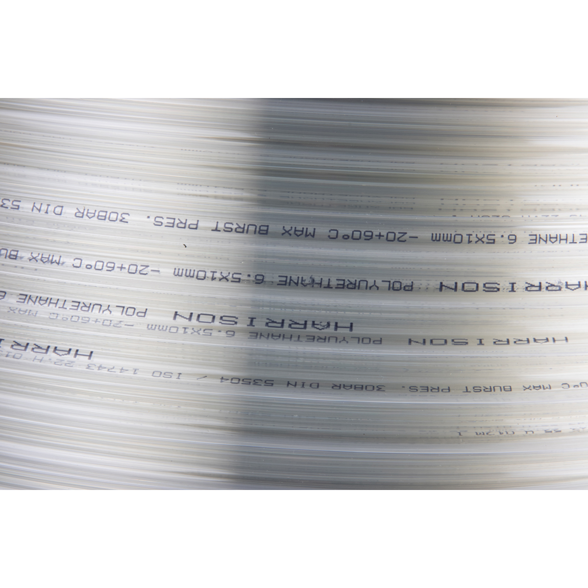 HUS6510-CL Трубка бесцветная Harrison PU 6.5х10 мм, длина 100 м