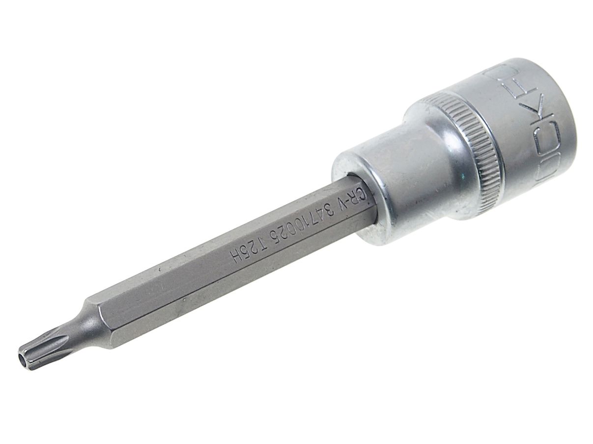 Головка-бита TORX T25 с отверстием 1/2" (L-100мм) ROCKFORCE /1