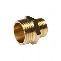 Соединитель резьбовой ER-MM08/06:наруж. резьба 1/2"x3/8" ЭВРИКА /1/10