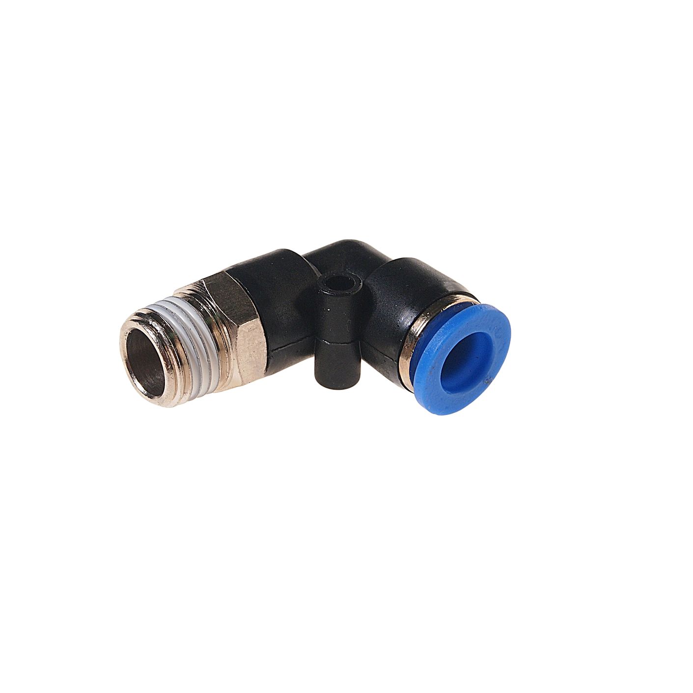 Фитинг  RF-SPL08-02 угловой для пластиковых трубок 8мм с наружной резьбой 1/4" ROCKFORCE /1
