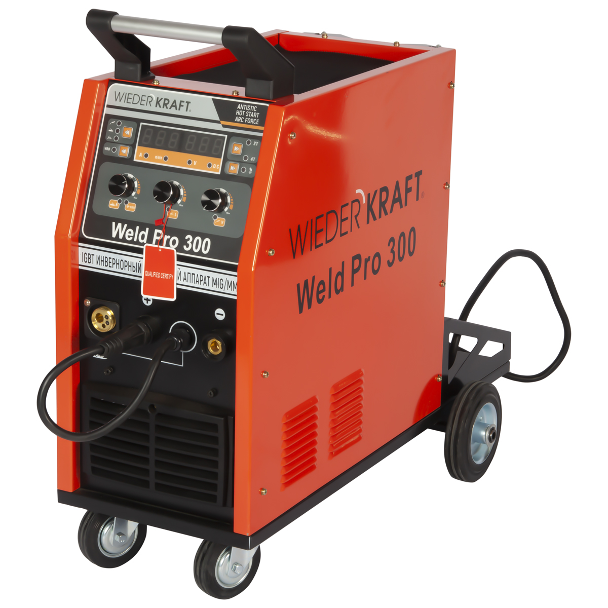 WELD Pro 300 (УЦЕНКА) Сварочный аппарат инверторный 300A, 380В MIG/MAG/MMA/Lift TIG с горелкой 24AK