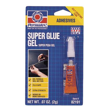 Клей-супер универсальный "SUPER GLUE" (гель) 2гр PERMATEX /1/12 HIT