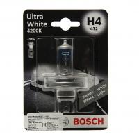Автолампа H4 (60/55) P43t-38 ULTRA WHITE (блистер) 12V BOSCH  /1