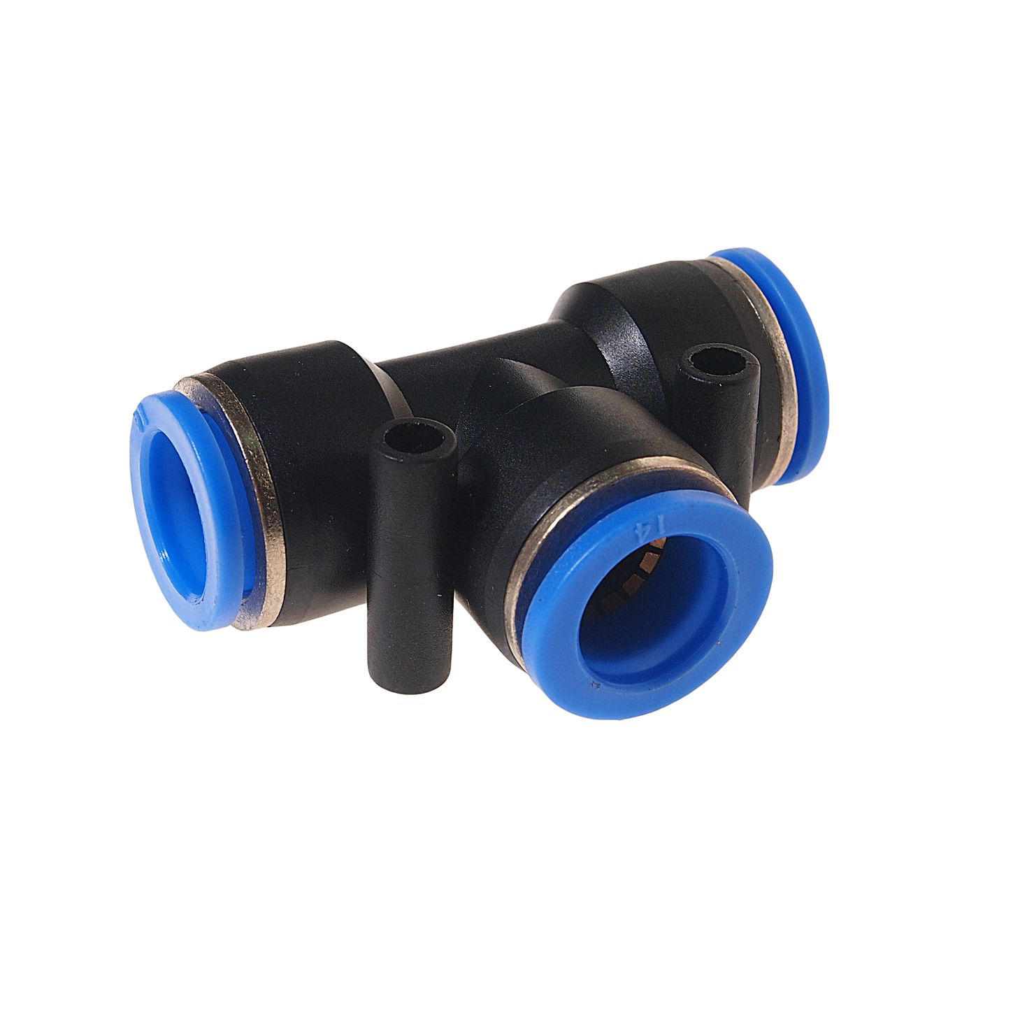 Фитинг  RF-SPE14 T-образный для пластиковых трубок 14мм ROCKFORCE /1
