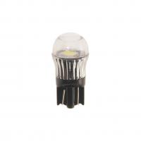 Автолампа T10W (W2,1x9,5d) 1 SMD 5050 WHITE 6000K 20лм   12V MEGAPOWER /10 /100