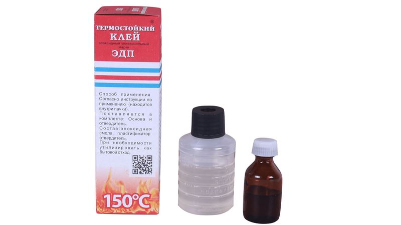 Клей эпоксидный ЭДП 140гр. термостойкий АСТАТ НПК /1/30