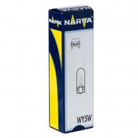 Автолампа WY5W (W2.1*9.5d) YELLOW 12V NARVA /10/200