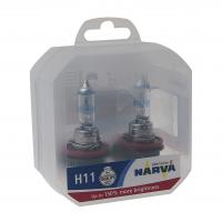 Автолампа H11 (55) PGJ19-2+150% RANGE POWER (2шт) 12V NARVA 1/10