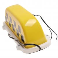 Знак "ТАКСИ" TX-201 YELLOW (шаш.) магнитный с подсветкой 12V MEGA ELECTRIC /1/20 HIT