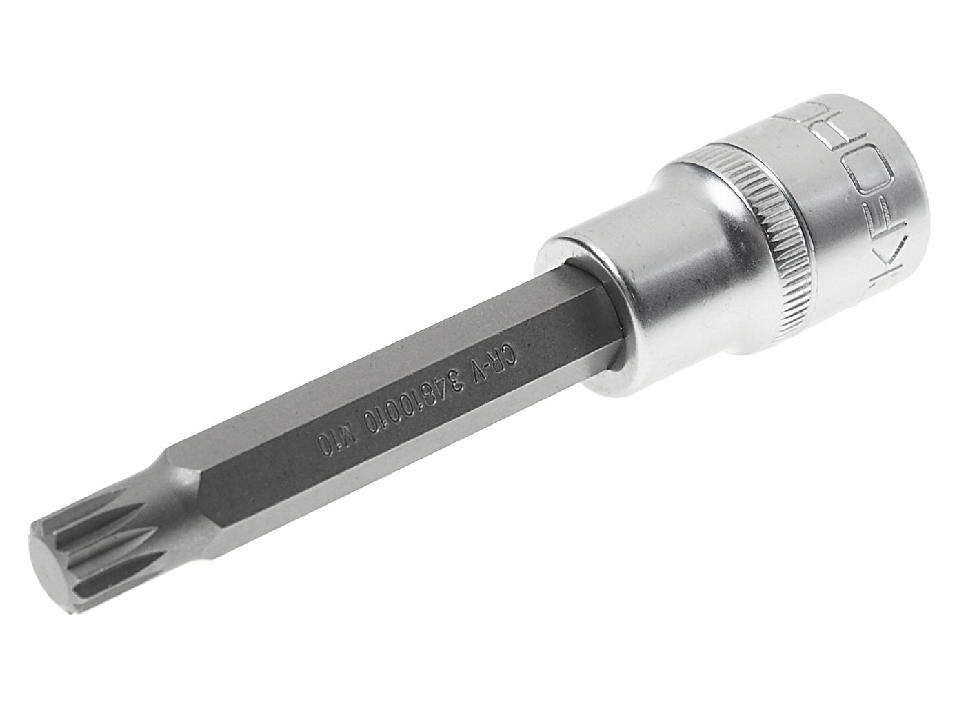 Головка-бита SPLINE 12-лучевая M10 1/2" (L-100мм) ROCKFORCE /1