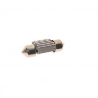 Автолампа C5W (SV8,5) 2 SMD 5050 WHITE 6000K 31мм 40лм  24V MEGAPOWER /10 /100