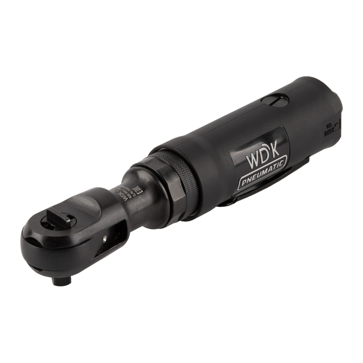 WDK-21345 Пневматическая трещотка 3/8”, 108 Нм, усиленная
