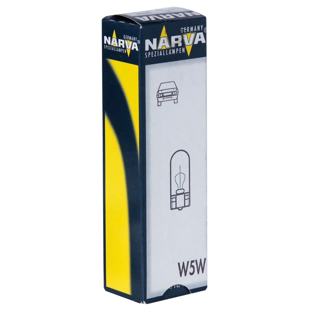 Автолампа W5W (W2.1*9.5d) 12V NARVA /10/200 HIT