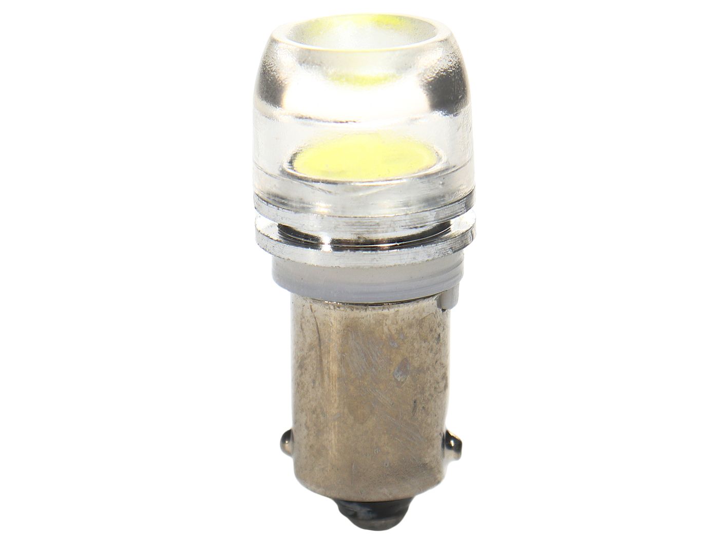 Автолампа T4W (BA9s) 1 SMD 7080 WHITE 6000K 60лм   12V MEGAPOWER /10 /100