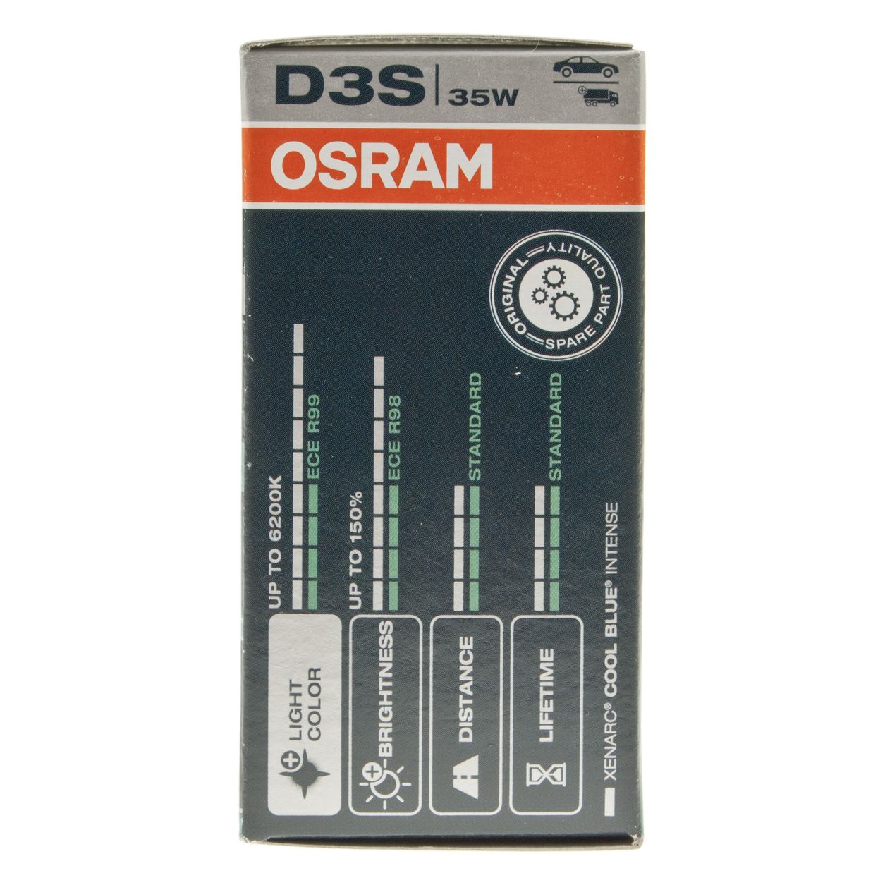 Автолампа D3S (35) PK32d-5+150%  XENON COOL BLUE INTENSE (NextGen) 6200K 42V  OSRAM /1/10
