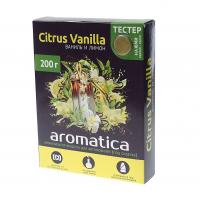 Ароматизатор воздуха FTE-AR-2 AROMATICA (citrus vanilla) гелевый под сиденье 200гр FOUETTE /1/20