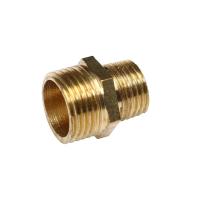 Соединитель резьбовой ER-MM06/04:наруж. резьба 3/8"x1/4" ЭВРИКА /1/10