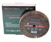Круг лепестковый RF-FD1150F зачистной 115х20мм M14 (Grit 150) ROCKFORCE /1/50