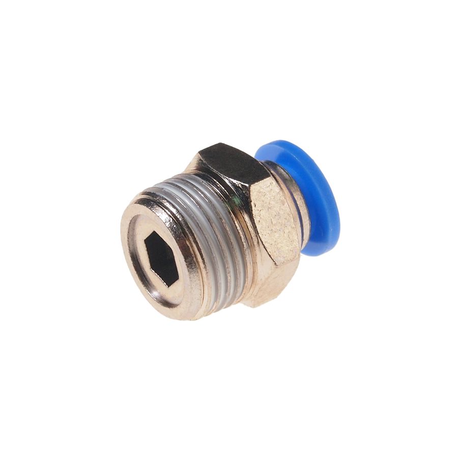 Фитинг  RF-SPC08-03 для пластиковых трубок 8мм с наружной резьбой 3/8" ROCKFORCE /1