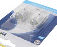 Автолампа W21W  LED WHITE U30CW (блистер, 2шт) 12V NARVA /1/10