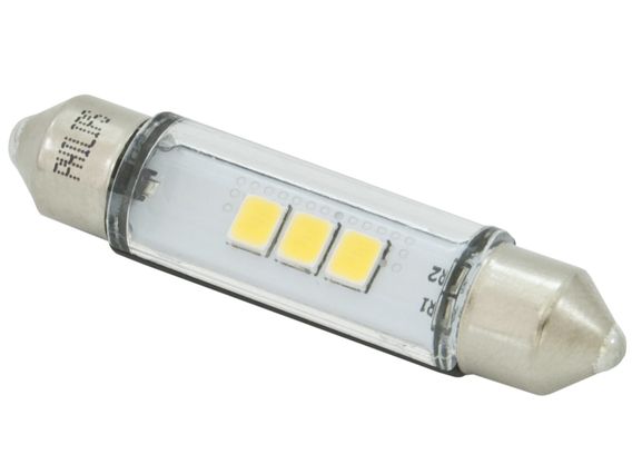 Автолампа C5W (SV8.5/8) LED 43мм WHITE Ultinon Pro6000 4000K 100Лм 12V PHILIPS /1/10