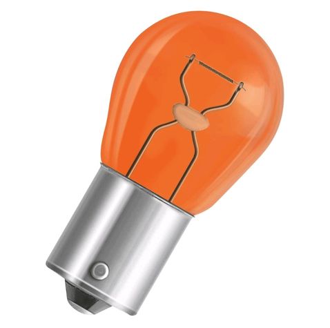 Автолампа PY21W (BAU15s) YELLOW 12V OSRAM /10/50 HIT