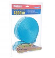 Стяжка для груза с храповиком 4500кг 12м х 50мм (блистер) M-73412H MEGAPOWER /1/6